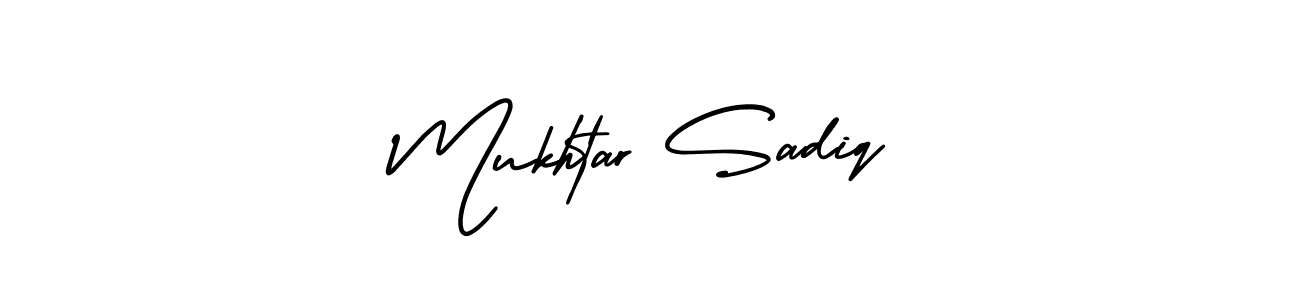 Also You can easily find your signature by using the search form. We will create Mukhtar Sadiq name handwritten signature images for you free of cost using AmerikaSignatureDemo-Regular sign style. Mukhtar Sadiq signature style 3 images and pictures png