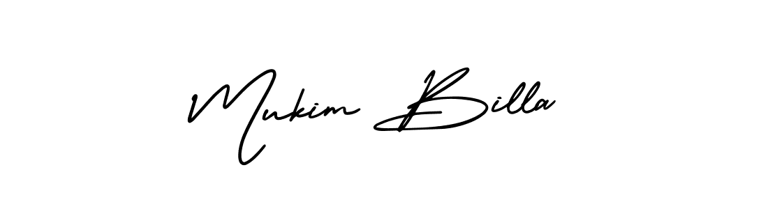 Make a beautiful signature design for name Mukim Billa. Use this online signature maker to create a handwritten signature for free. Mukim Billa signature style 3 images and pictures png