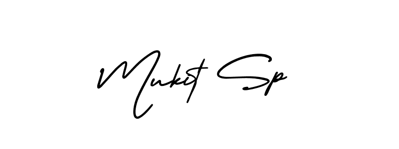 It looks lik you need a new signature style for name Mukit Sp. Design unique handwritten (AmerikaSignatureDemo-Regular) signature with our free signature maker in just a few clicks. Mukit Sp signature style 3 images and pictures png