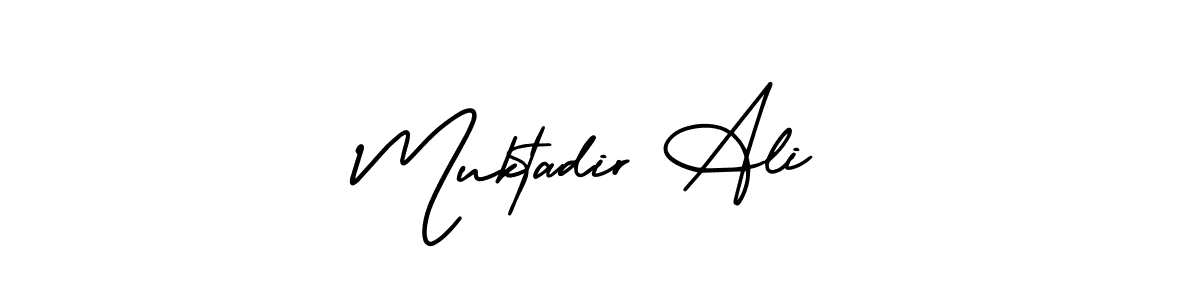 Muktadir Ali stylish signature style. Best Handwritten Sign (AmerikaSignatureDemo-Regular) for my name. Handwritten Signature Collection Ideas for my name Muktadir Ali. Muktadir Ali signature style 3 images and pictures png