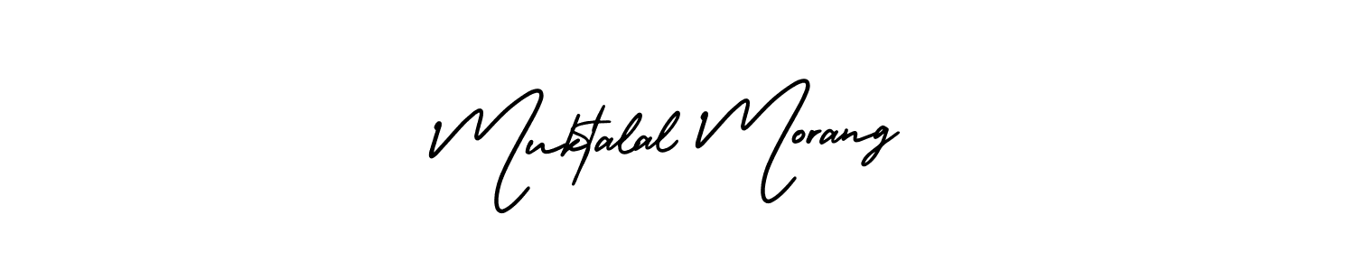 Make a beautiful signature design for name Muktalal Morang. With this signature (AmerikaSignatureDemo-Regular) style, you can create a handwritten signature for free. Muktalal Morang signature style 3 images and pictures png