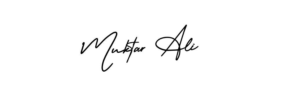 You should practise on your own different ways (AmerikaSignatureDemo-Regular) to write your name (Muktar Ali) in signature. don't let someone else do it for you. Muktar Ali signature style 3 images and pictures png