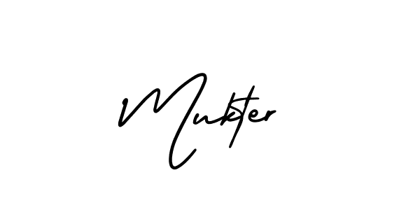 Create a beautiful signature design for name Mukter. With this signature (AmerikaSignatureDemo-Regular) fonts, you can make a handwritten signature for free. Mukter signature style 3 images and pictures png