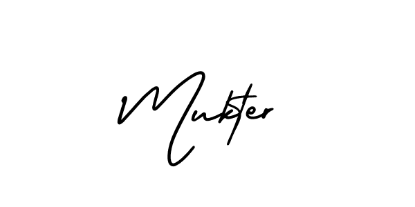 Create a beautiful signature design for name Mukter. With this signature (AmerikaSignatureDemo-Regular) fonts, you can make a handwritten signature for free. Mukter signature style 3 images and pictures png