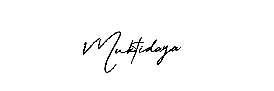 Check out images of Autograph of Muktidaya name. Actor Muktidaya Signature Style. AmerikaSignatureDemo-Regular is a professional sign style online. Muktidaya signature style 3 images and pictures png