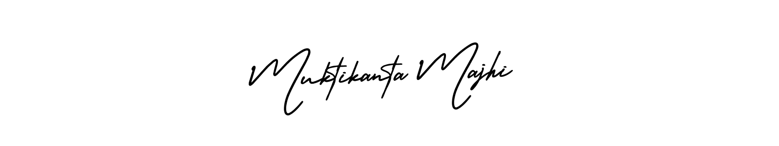 How to make Muktikanta Majhi name signature. Use AmerikaSignatureDemo-Regular style for creating short signs online. This is the latest handwritten sign. Muktikanta Majhi signature style 3 images and pictures png