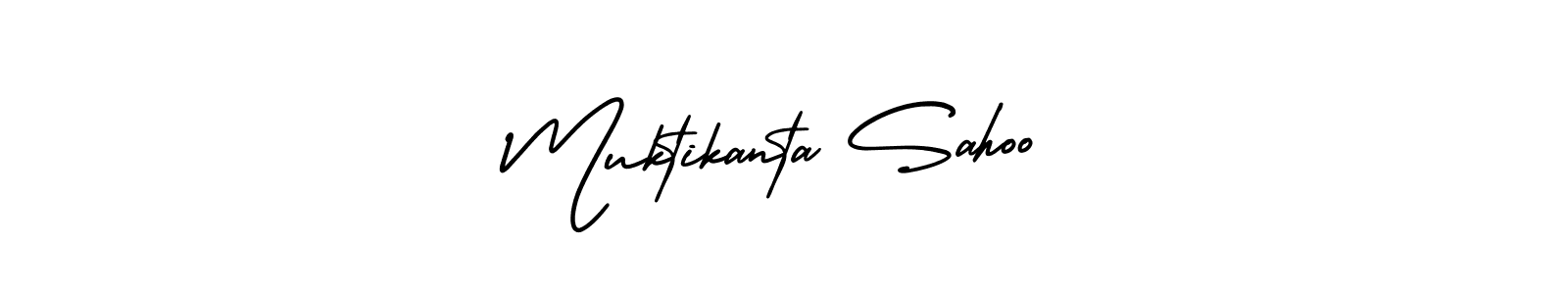 Create a beautiful signature design for name Muktikanta Sahoo. With this signature (AmerikaSignatureDemo-Regular) fonts, you can make a handwritten signature for free. Muktikanta Sahoo signature style 3 images and pictures png