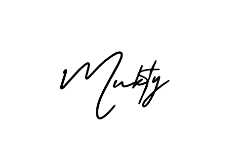 Make a beautiful signature design for name Mukty. Use this online signature maker to create a handwritten signature for free. Mukty signature style 3 images and pictures png