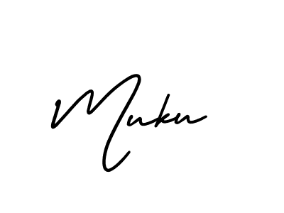 AmerikaSignatureDemo-Regular is a professional signature style that is perfect for those who want to add a touch of class to their signature. It is also a great choice for those who want to make their signature more unique. Get Muku name to fancy signature for free. Muku signature style 3 images and pictures png