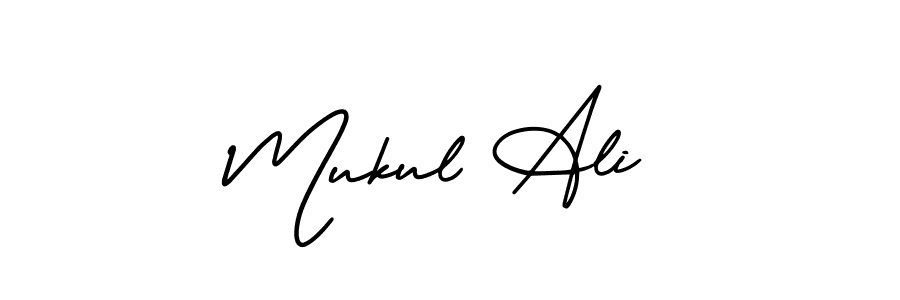 Create a beautiful signature design for name Mukul Ali. With this signature (AmerikaSignatureDemo-Regular) fonts, you can make a handwritten signature for free. Mukul Ali signature style 3 images and pictures png