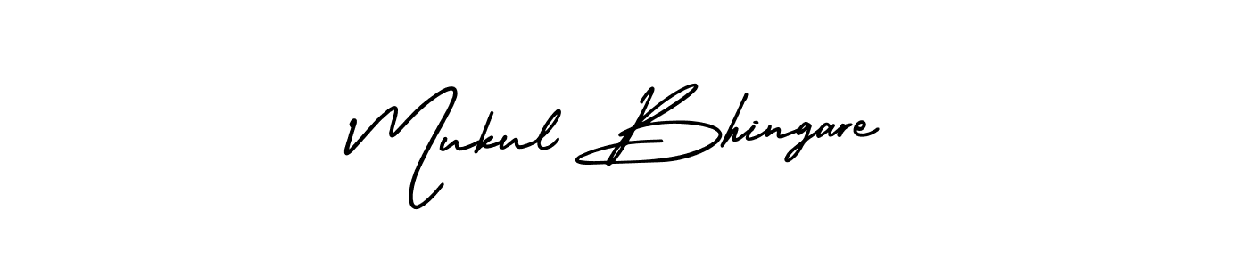 Best and Professional Signature Style for Mukul Bhingare. AmerikaSignatureDemo-Regular Best Signature Style Collection. Mukul Bhingare signature style 3 images and pictures png