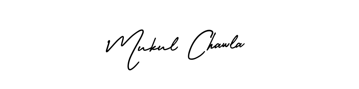 How to Draw Mukul Chawla signature style? AmerikaSignatureDemo-Regular is a latest design signature styles for name Mukul Chawla. Mukul Chawla signature style 3 images and pictures png