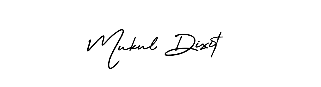 How to make Mukul Dixit name signature. Use AmerikaSignatureDemo-Regular style for creating short signs online. This is the latest handwritten sign. Mukul Dixit signature style 3 images and pictures png