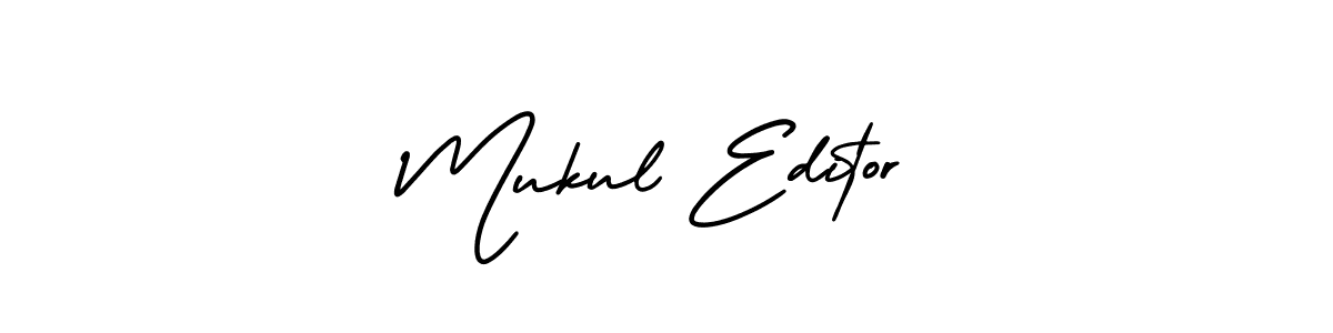 Also we have Mukul Editor name is the best signature style. Create professional handwritten signature collection using AmerikaSignatureDemo-Regular autograph style. Mukul Editor signature style 3 images and pictures png