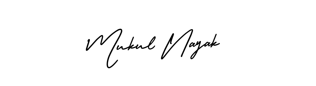 Also You can easily find your signature by using the search form. We will create Mukul Nayak name handwritten signature images for you free of cost using AmerikaSignatureDemo-Regular sign style. Mukul Nayak signature style 3 images and pictures png