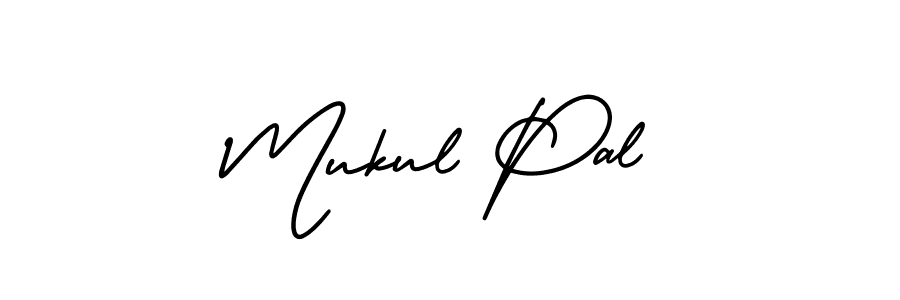 Mukul Pal stylish signature style. Best Handwritten Sign (AmerikaSignatureDemo-Regular) for my name. Handwritten Signature Collection Ideas for my name Mukul Pal. Mukul Pal signature style 3 images and pictures png