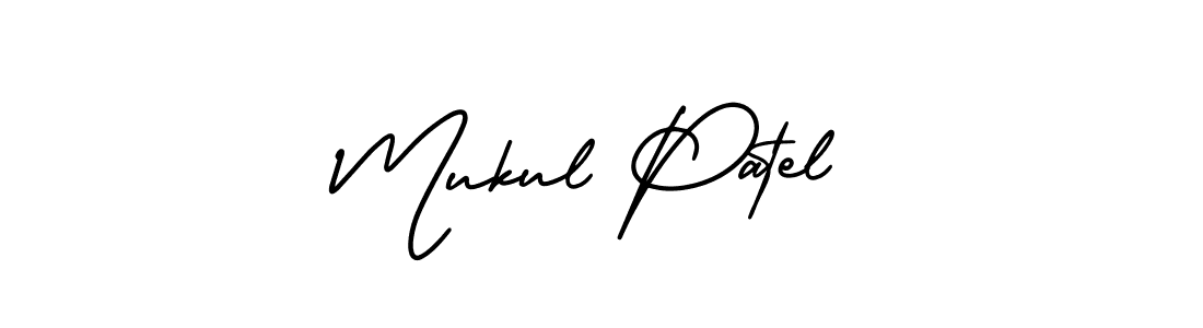 This is the best signature style for the Mukul Patel name. Also you like these signature font (AmerikaSignatureDemo-Regular). Mix name signature. Mukul Patel signature style 3 images and pictures png