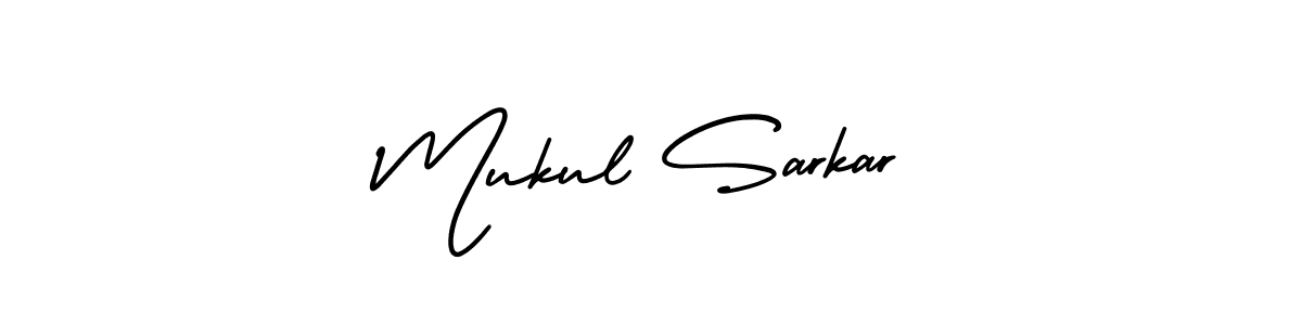 This is the best signature style for the Mukul Sarkar name. Also you like these signature font (AmerikaSignatureDemo-Regular). Mix name signature. Mukul Sarkar signature style 3 images and pictures png