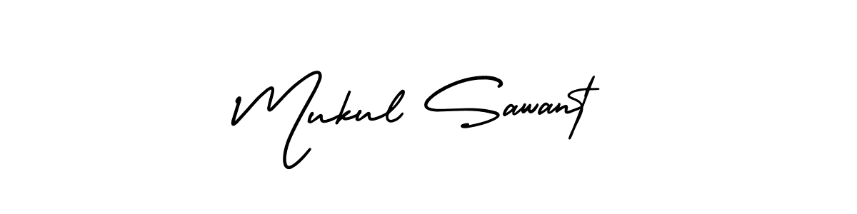 Make a beautiful signature design for name Mukul Sawant. Use this online signature maker to create a handwritten signature for free. Mukul Sawant signature style 3 images and pictures png