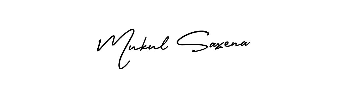 Create a beautiful signature design for name Mukul Saxena. With this signature (AmerikaSignatureDemo-Regular) fonts, you can make a handwritten signature for free. Mukul Saxena signature style 3 images and pictures png