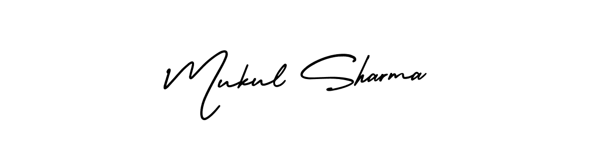 How to make Mukul Sharma name signature. Use AmerikaSignatureDemo-Regular style for creating short signs online. This is the latest handwritten sign. Mukul Sharma signature style 3 images and pictures png