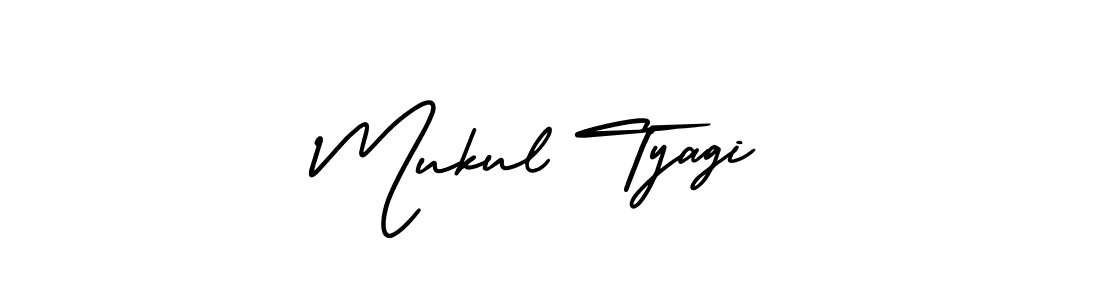 Also You can easily find your signature by using the search form. We will create Mukul Tyagi name handwritten signature images for you free of cost using AmerikaSignatureDemo-Regular sign style. Mukul Tyagi signature style 3 images and pictures png