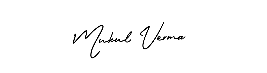 Create a beautiful signature design for name Mukul Verma. With this signature (AmerikaSignatureDemo-Regular) fonts, you can make a handwritten signature for free. Mukul Verma signature style 3 images and pictures png