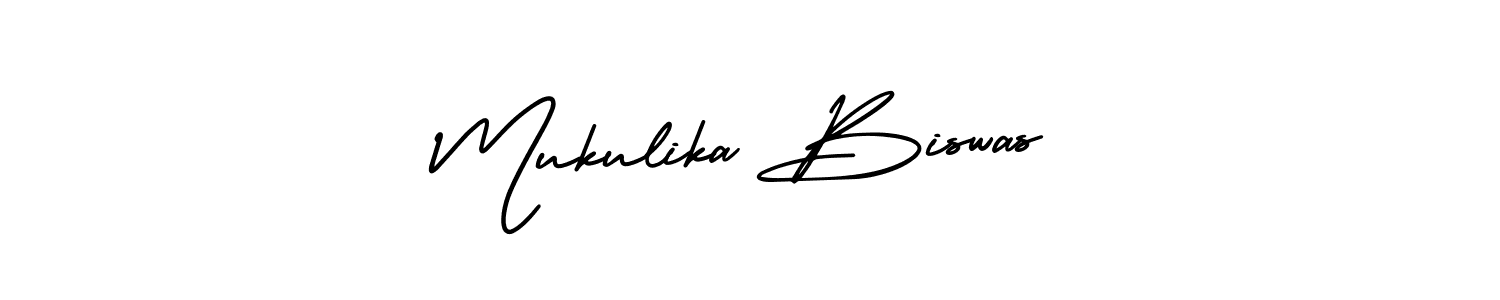 How to make Mukulika Biswas signature? AmerikaSignatureDemo-Regular is a professional autograph style. Create handwritten signature for Mukulika Biswas name. Mukulika Biswas signature style 3 images and pictures png