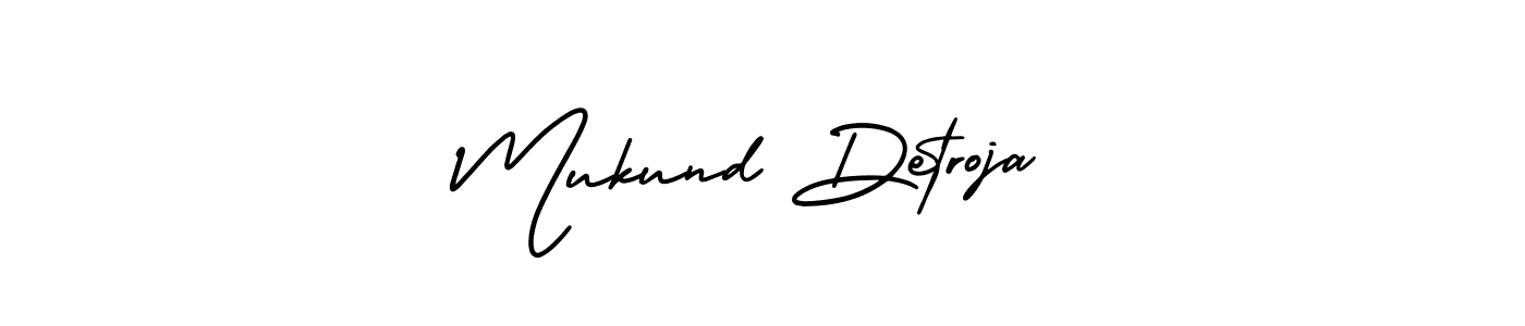 Here are the top 10 professional signature styles for the name Mukund Detroja. These are the best autograph styles you can use for your name. Mukund Detroja signature style 3 images and pictures png