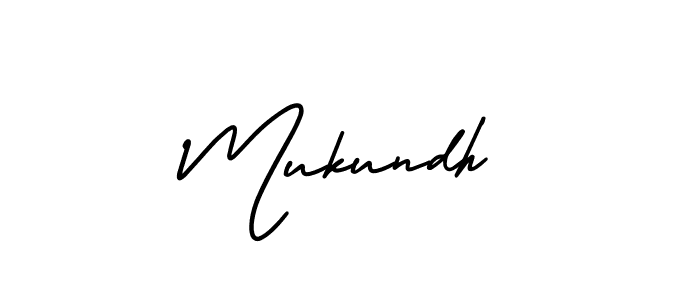 Best and Professional Signature Style for Mukundh. AmerikaSignatureDemo-Regular Best Signature Style Collection. Mukundh signature style 3 images and pictures png