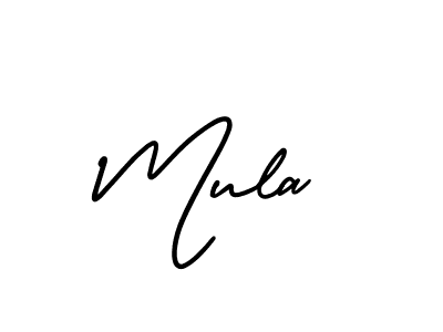 How to Draw Mula signature style? AmerikaSignatureDemo-Regular is a latest design signature styles for name Mula. Mula signature style 3 images and pictures png