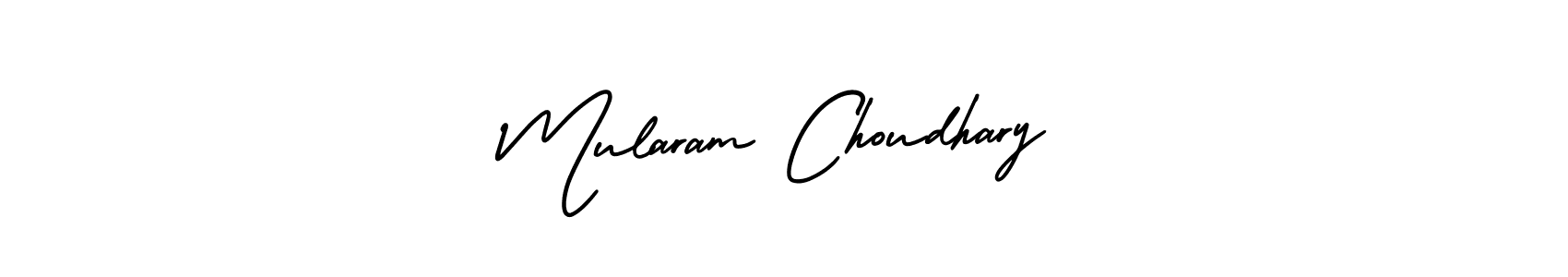 This is the best signature style for the Mularam Choudhary name. Also you like these signature font (AmerikaSignatureDemo-Regular). Mix name signature. Mularam Choudhary signature style 3 images and pictures png