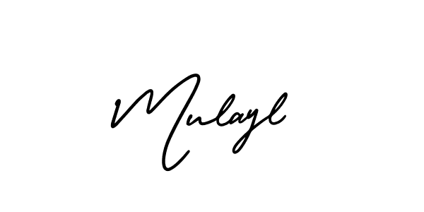 Also we have Mulayl name is the best signature style. Create professional handwritten signature collection using AmerikaSignatureDemo-Regular autograph style. Mulayl signature style 3 images and pictures png