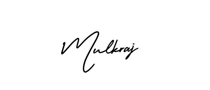 Make a beautiful signature design for name Mulkraj. With this signature (AmerikaSignatureDemo-Regular) style, you can create a handwritten signature for free. Mulkraj signature style 3 images and pictures png