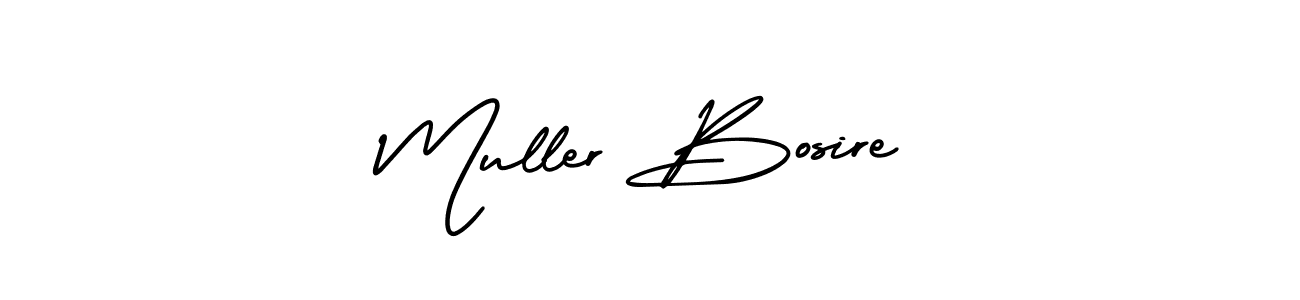 Make a beautiful signature design for name Muller Bosire. Use this online signature maker to create a handwritten signature for free. Muller Bosire signature style 3 images and pictures png