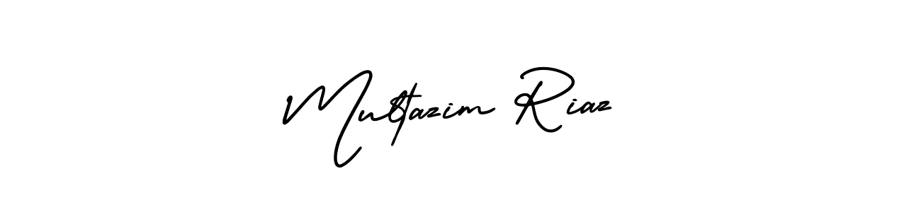 Also You can easily find your signature by using the search form. We will create Multazim Riaz name handwritten signature images for you free of cost using AmerikaSignatureDemo-Regular sign style. Multazim Riaz signature style 3 images and pictures png