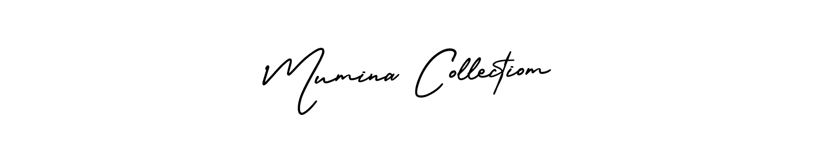 Similarly AmerikaSignatureDemo-Regular is the best handwritten signature design. Signature creator online .You can use it as an online autograph creator for name Mumina Collectiom. Mumina Collectiom signature style 3 images and pictures png