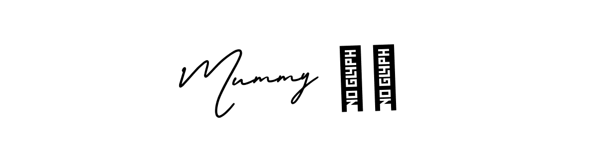 This is the best signature style for the Mummy ❤️ name. Also you like these signature font (AmerikaSignatureDemo-Regular). Mix name signature. Mummy ❤️ signature style 3 images and pictures png