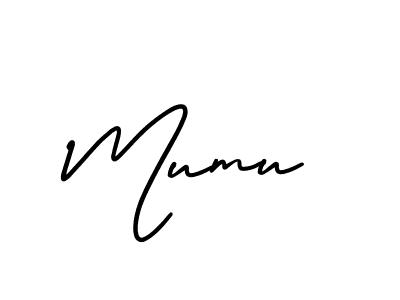 Use a signature maker to create a handwritten signature online. With this signature software, you can design (AmerikaSignatureDemo-Regular) your own signature for name Mumu. Mumu signature style 3 images and pictures png
