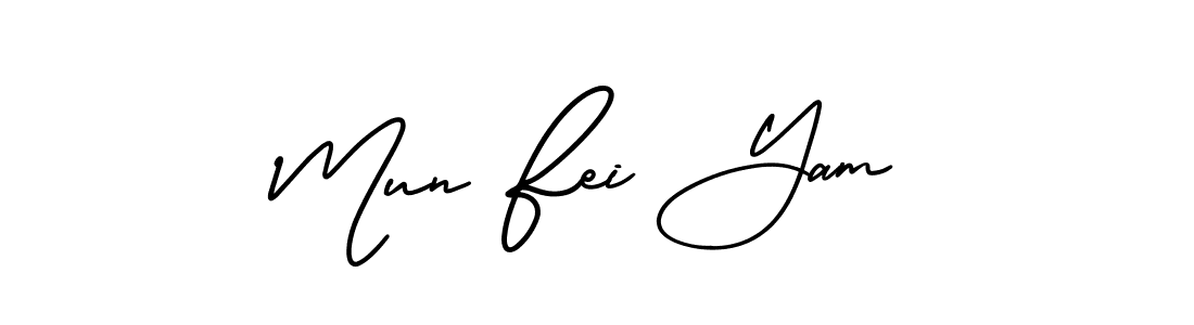 Make a beautiful signature design for name Mun Fei Yam. Use this online signature maker to create a handwritten signature for free. Mun Fei Yam signature style 3 images and pictures png