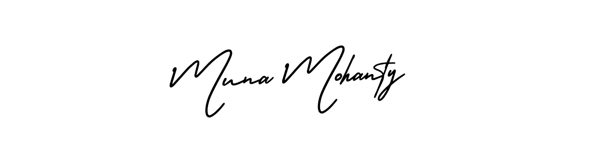 Also You can easily find your signature by using the search form. We will create Muna Mohanty name handwritten signature images for you free of cost using AmerikaSignatureDemo-Regular sign style. Muna Mohanty signature style 3 images and pictures png