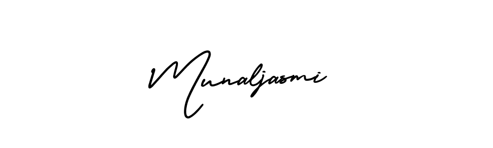 Also we have Munaljasmi name is the best signature style. Create professional handwritten signature collection using AmerikaSignatureDemo-Regular autograph style. Munaljasmi signature style 3 images and pictures png