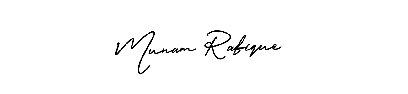 You should practise on your own different ways (AmerikaSignatureDemo-Regular) to write your name (Munam Rafique) in signature. don't let someone else do it for you. Munam Rafique signature style 3 images and pictures png