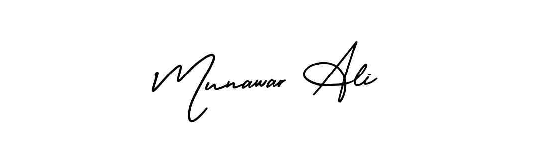 Design your own signature with our free online signature maker. With this signature software, you can create a handwritten (AmerikaSignatureDemo-Regular) signature for name Munawar Ali. Munawar Ali signature style 3 images and pictures png