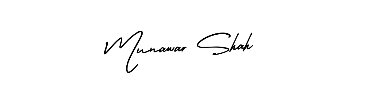 How to make Munawar Shah signature? AmerikaSignatureDemo-Regular is a professional autograph style. Create handwritten signature for Munawar Shah name. Munawar Shah signature style 3 images and pictures png