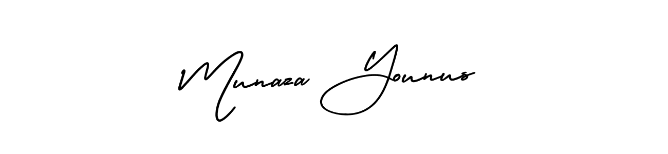 Similarly AmerikaSignatureDemo-Regular is the best handwritten signature design. Signature creator online .You can use it as an online autograph creator for name Munaza Younus. Munaza Younus signature style 3 images and pictures png