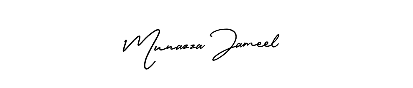 Check out images of Autograph of Munazza Jameel name. Actor Munazza Jameel Signature Style. AmerikaSignatureDemo-Regular is a professional sign style online. Munazza Jameel signature style 3 images and pictures png