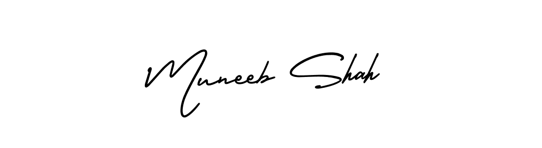 Similarly AmerikaSignatureDemo-Regular is the best handwritten signature design. Signature creator online .You can use it as an online autograph creator for name Muneeb Shah. Muneeb Shah signature style 3 images and pictures png