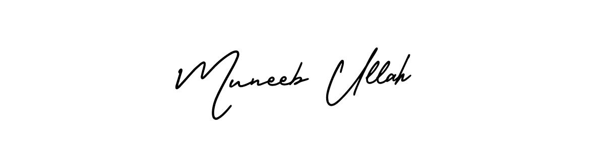 Here are the top 10 professional signature styles for the name Muneeb Ullah. These are the best autograph styles you can use for your name. Muneeb Ullah signature style 3 images and pictures png