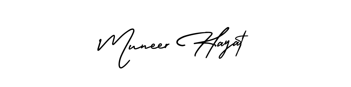 Best and Professional Signature Style for Muneer Hayat. AmerikaSignatureDemo-Regular Best Signature Style Collection. Muneer Hayat signature style 3 images and pictures png
